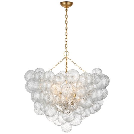 Talia Grande Chandelier in Gild
