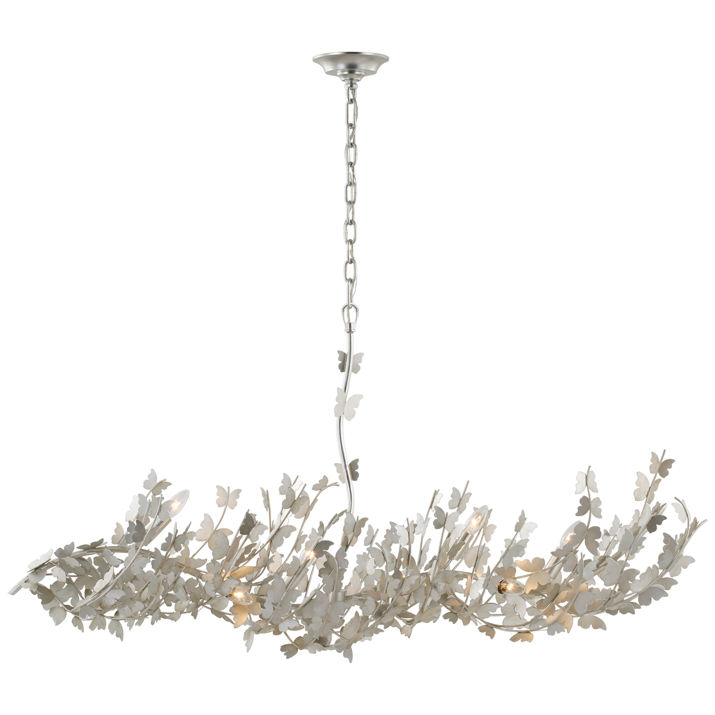 Visual Comfort | Julie Neill | Farfalle Large Linear Chandelier