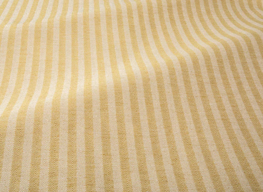 Pierre Frey Rustic Ticking - Old Gold