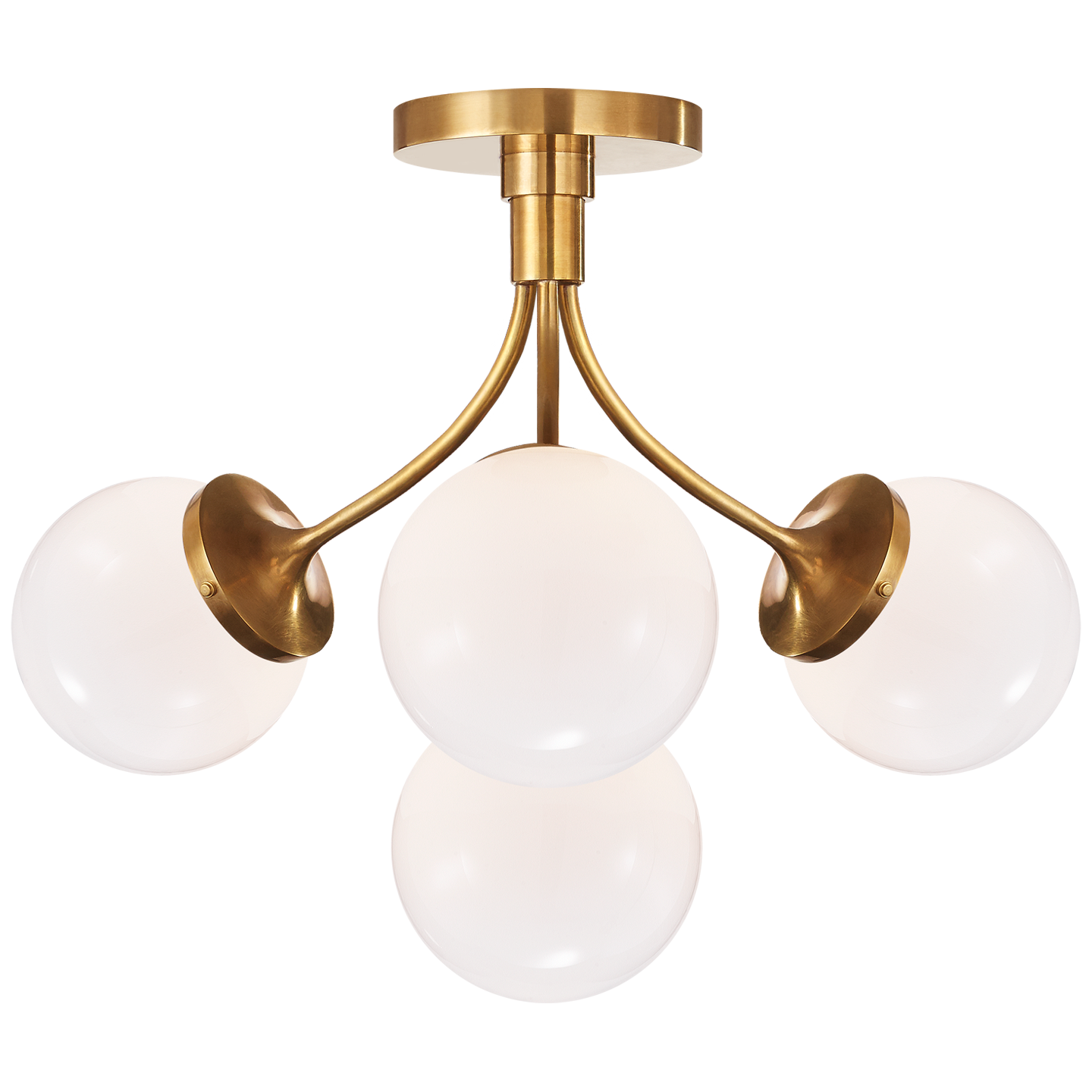Visual Comfort | kate spade new york | Prescott Medium Semi-Flush Mount