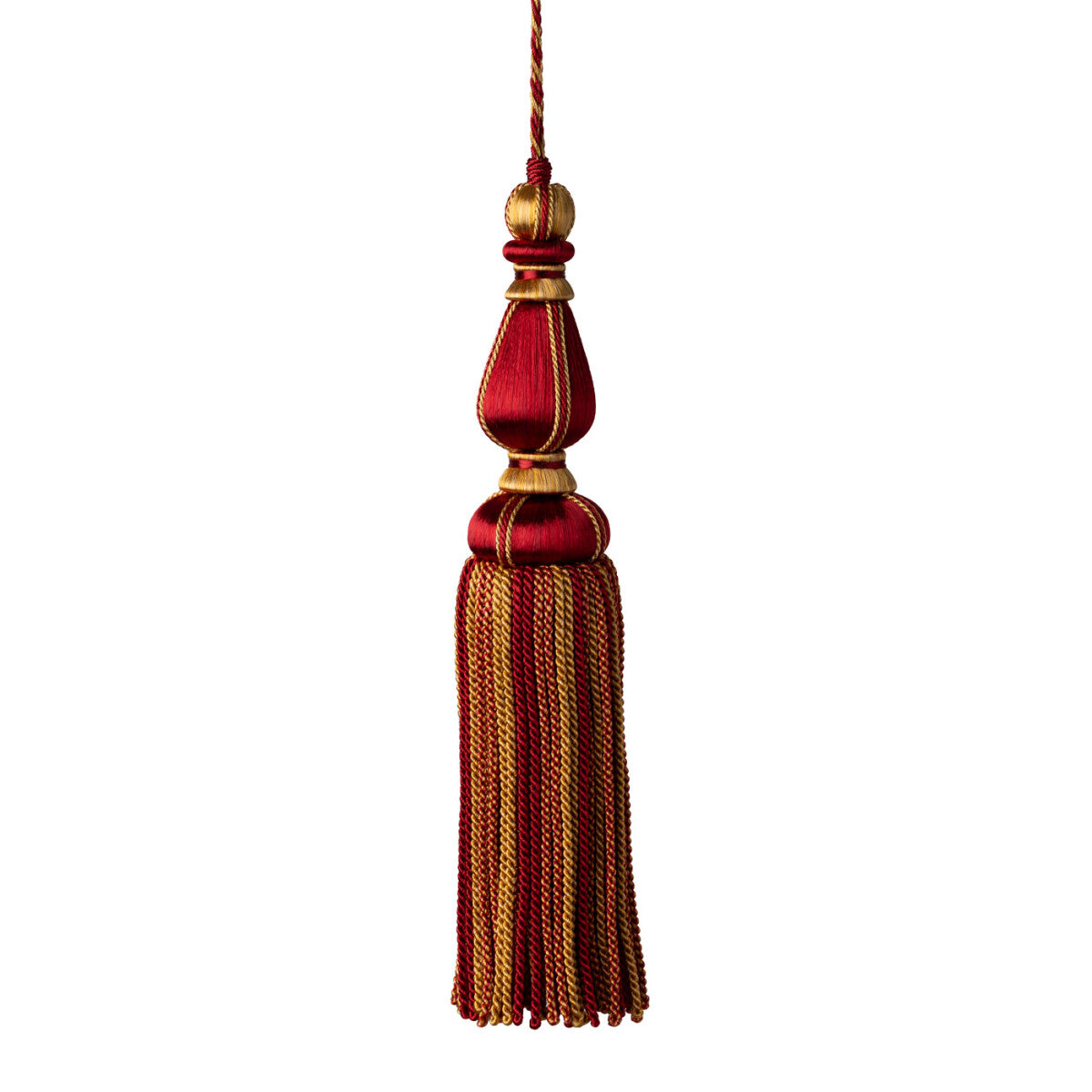 Katerina Key Tassel — Gilded Vermillion