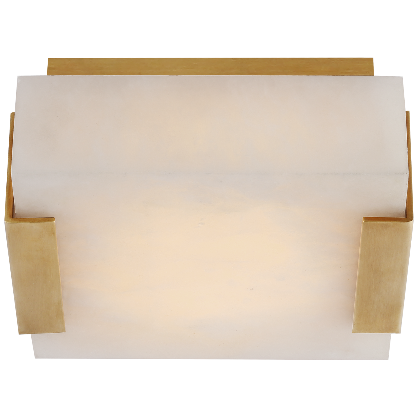 Covet Low Clip Solitaire Flush Mount - detail