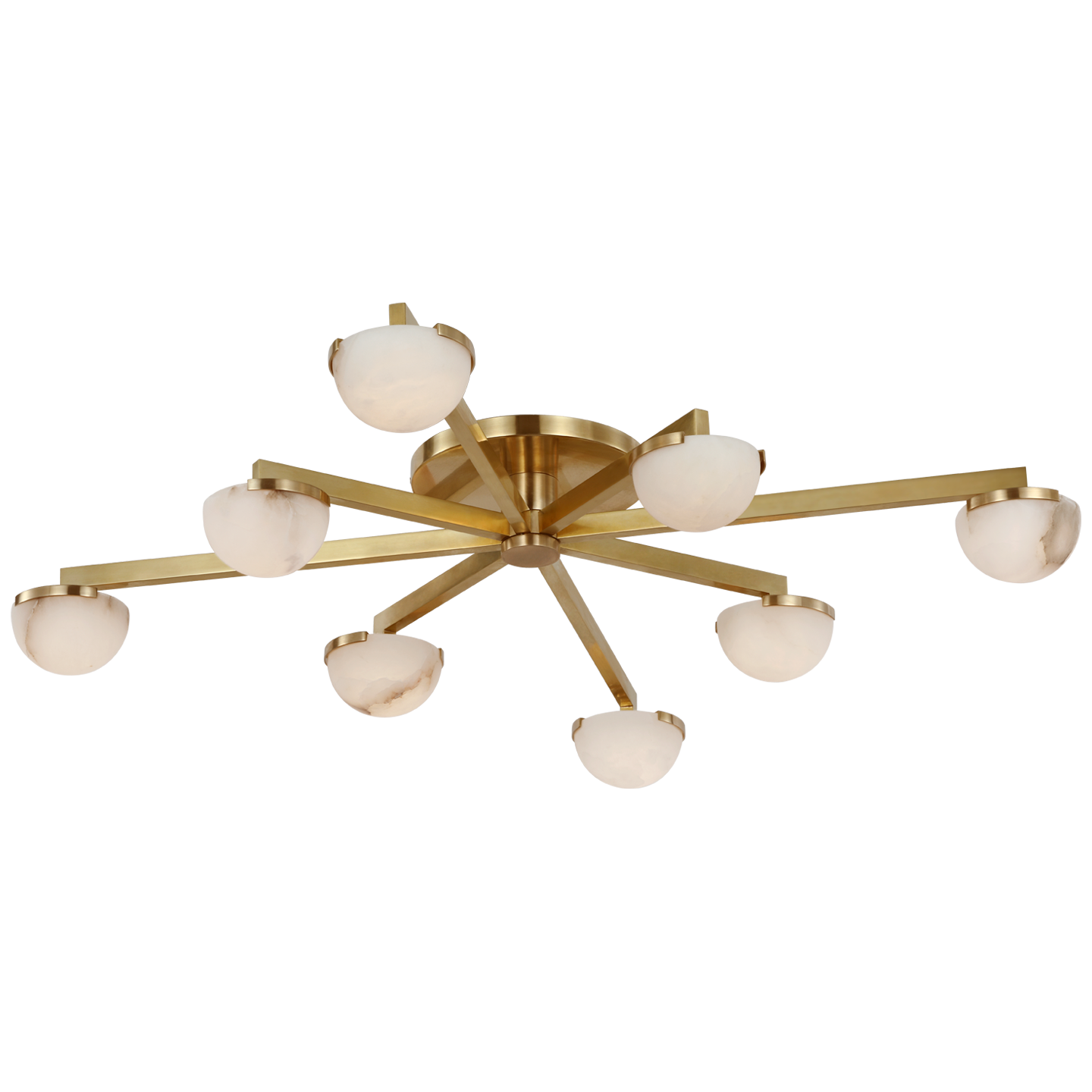 Visual Comfort | Kelly Wearstler | Pedra Large Staggered Arm Flush Mount