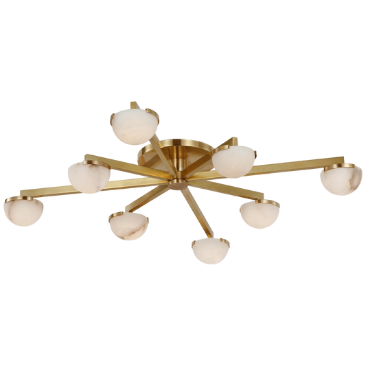 Visual Comfort | Kelly Wearstler | Pedra Large Staggered Arm Flush Mount