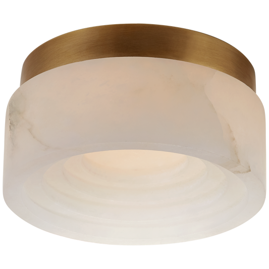 Otto 5 Solitaire Flush Mount - Antique-Burnished Brass