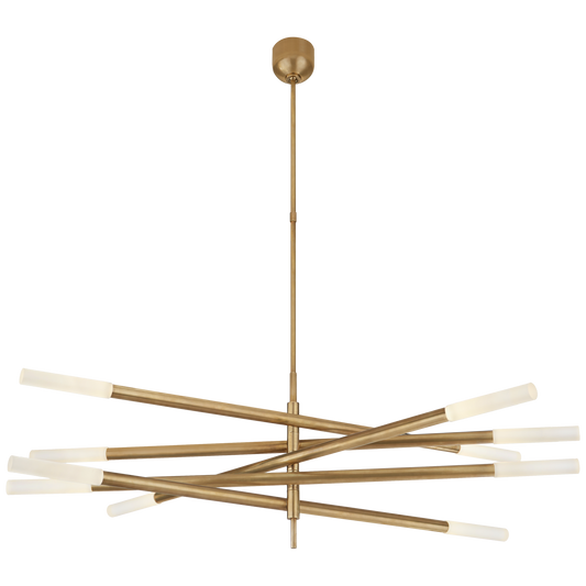 Visual Comfort | Kelly Wearstler | Rousseau Grande Ten Light Articulating Chandelier