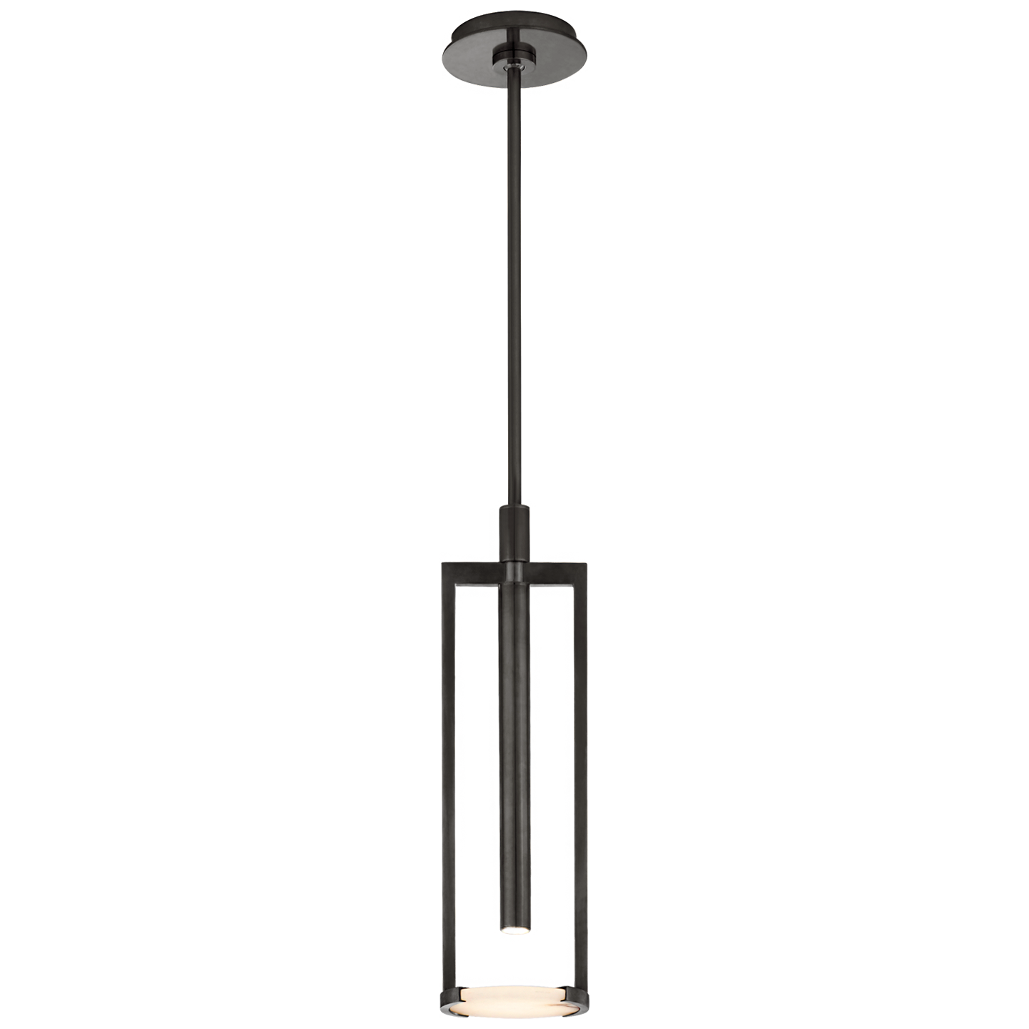 Melange Small Floating Disc Pendant - Bronze