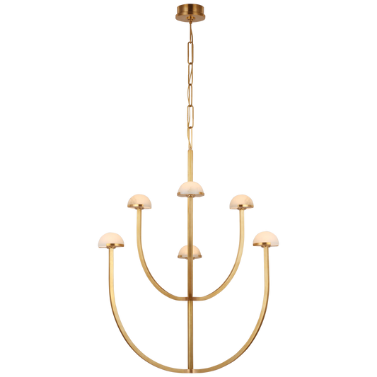 Visual Comfort | Kelly Wearstler | Pedra Large Two-Tier Chandelier