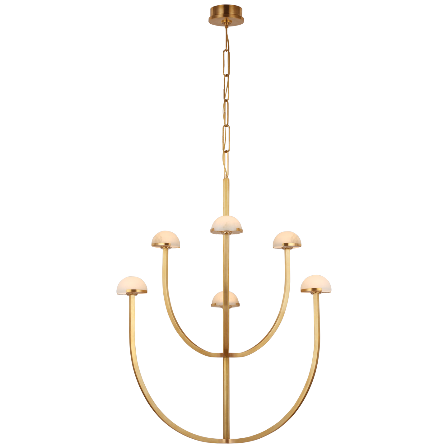 Visual Comfort | Kelly Wearstler | Pedra Large Two-Tier Chandelier