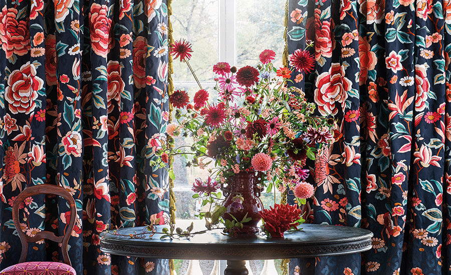 Pierre Frey Romo | Effie 50cm Cushion – Midnight — scenography