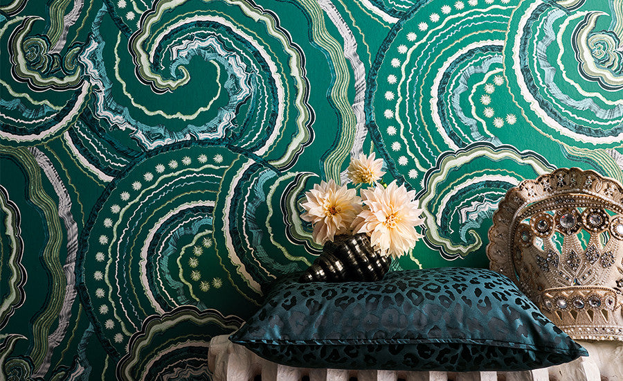 Pierre Frey Romo | Delilah Wallcovering – Jade — scenography