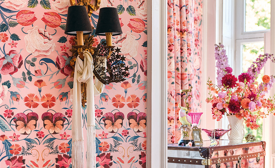 Pierre Frey Romo | Delilah Wallcovering – Jade — scenography