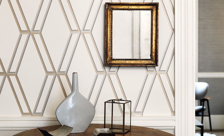 Pierre Frey Romo | Merletto Wallcovering – Indium — scenography