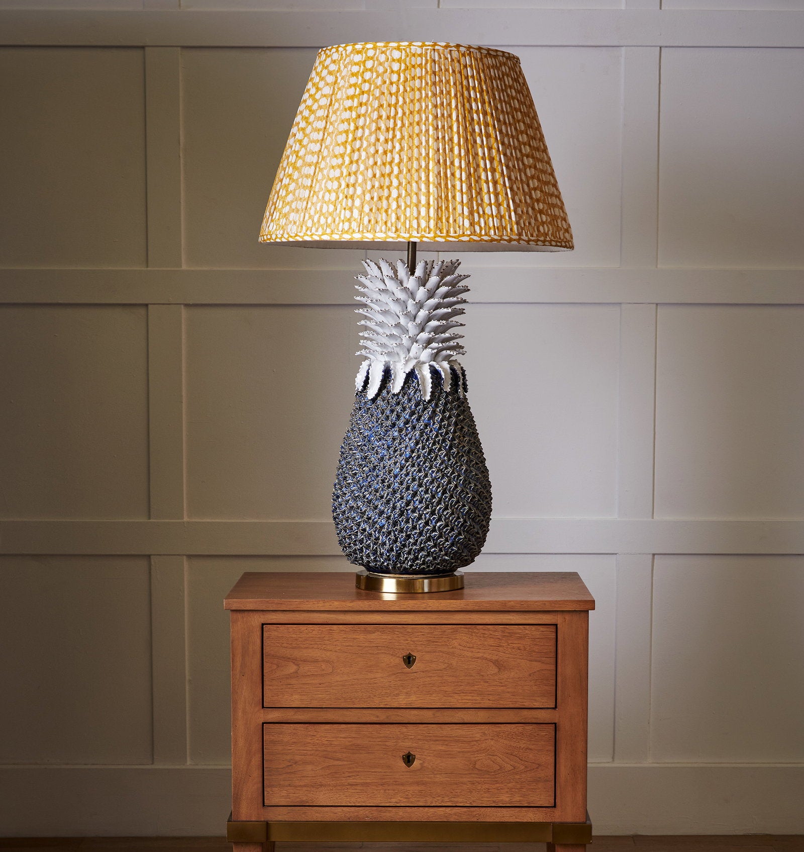 Julian Chichester | Palm Table Lamp Blue and White - Large