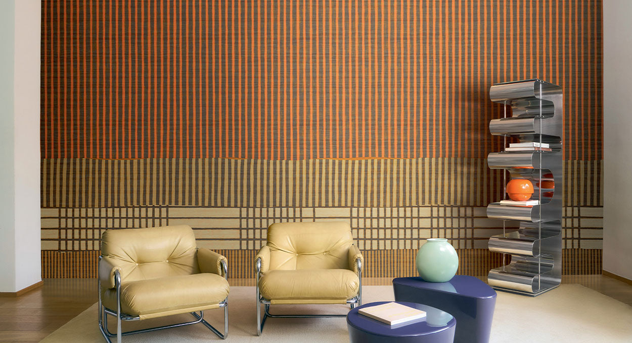 Elitis | Elixir de soies Lignes telluriques 6m x 3,20m - room scene