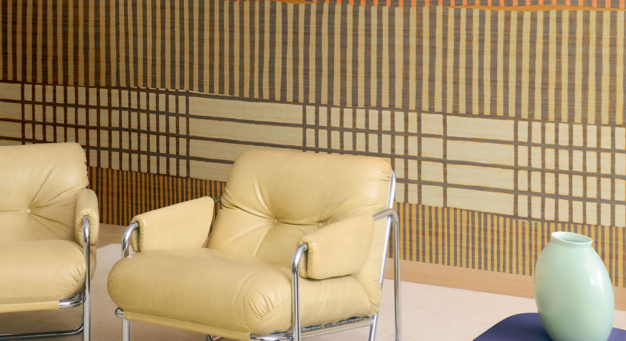 Elitis | Elixir de soies Lignes telluriques 6m x 3,20m - room scene