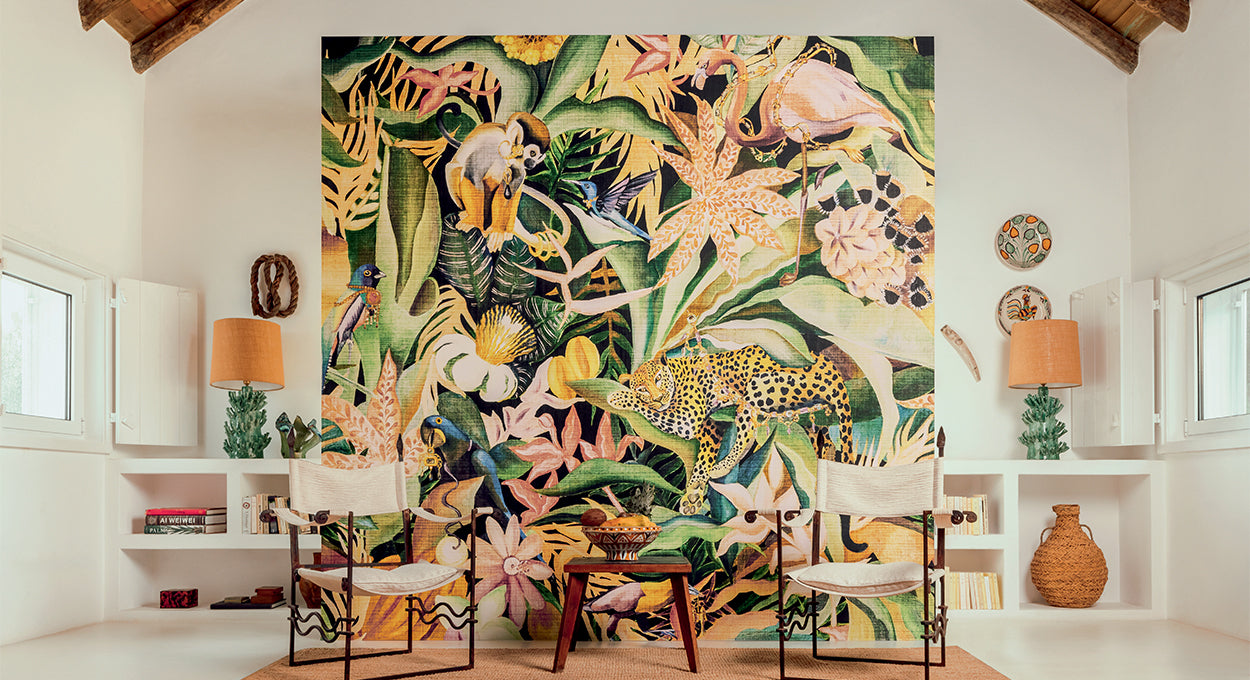 Elitis | Matières végétales Costalegre 3m x 3m VP 992 03 - room scene