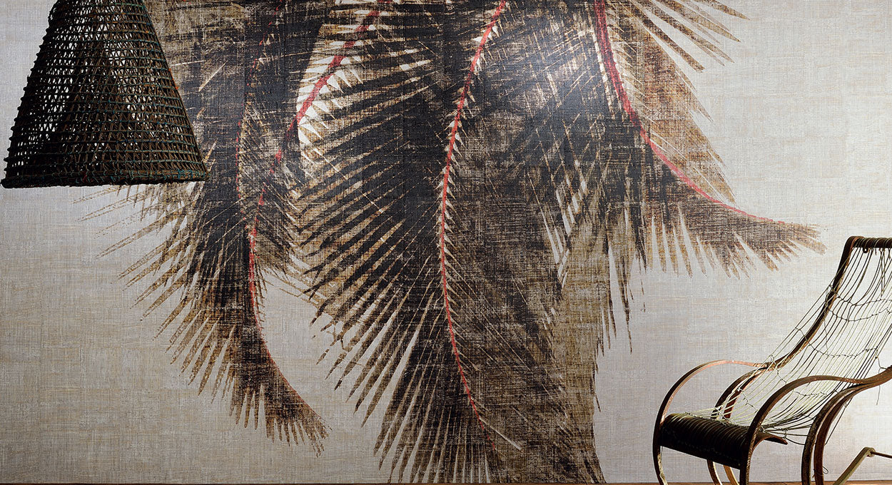 Elitis | Raffia & Madagascar Raffia 4m x 3m - room scene
