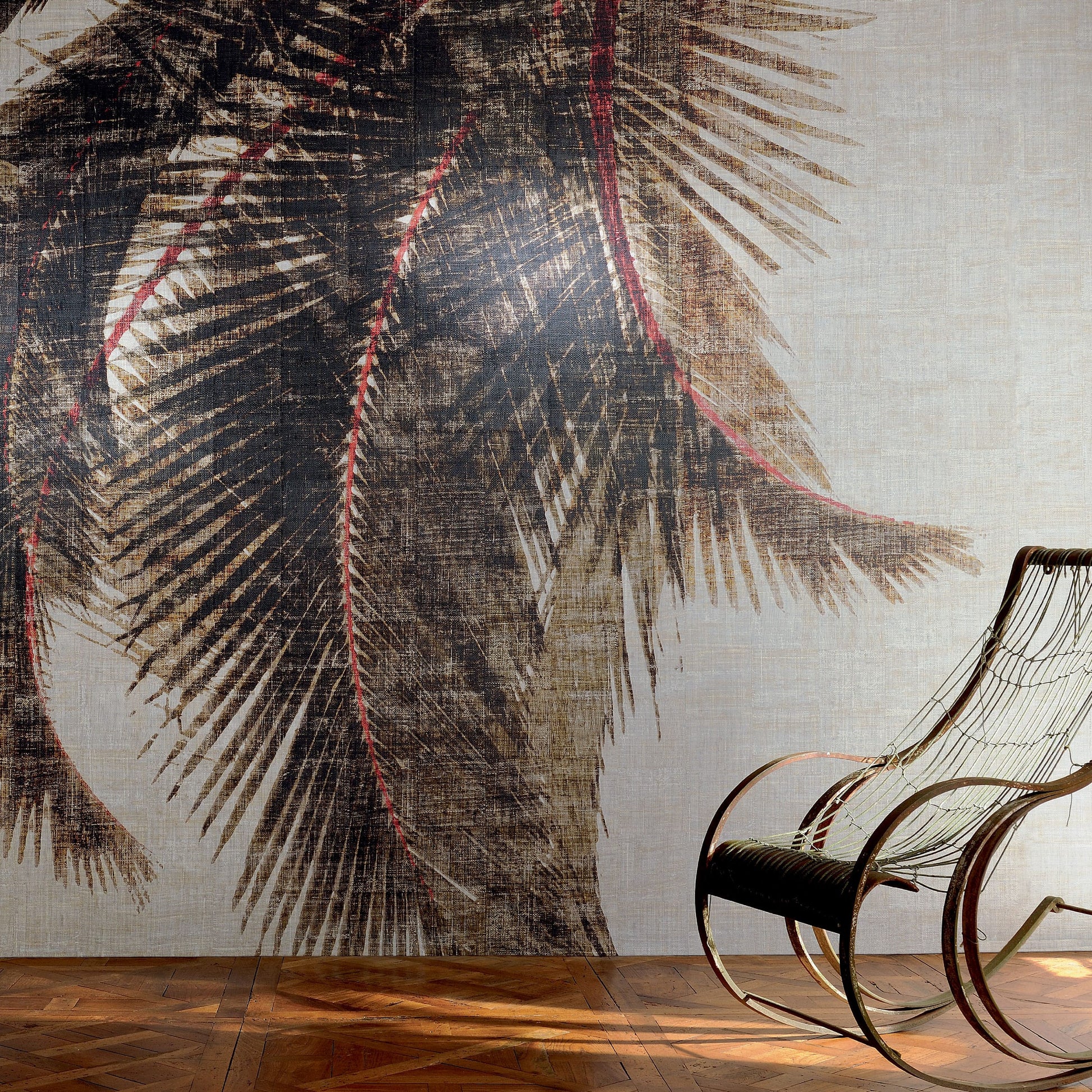 Elitis | Raffia & Madagascar Raffia 4m x 3m - room scene