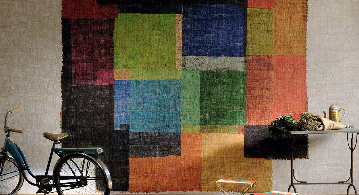 Elitis | Raffia & Madagascar Raffia 3m x 3m - room scene