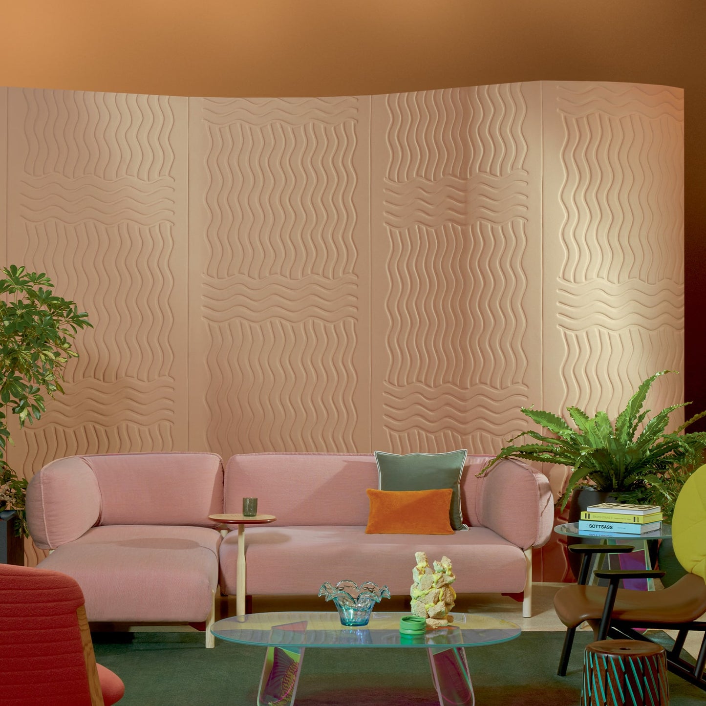 Elitis | Wave flanelle - room scene