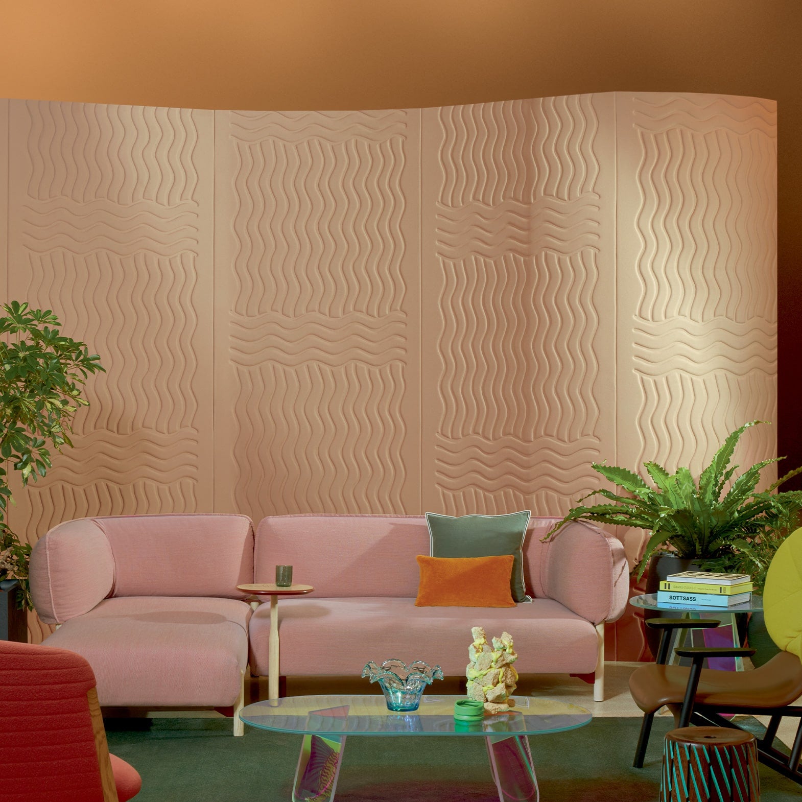 Elitis | Wave flanelle - room scene