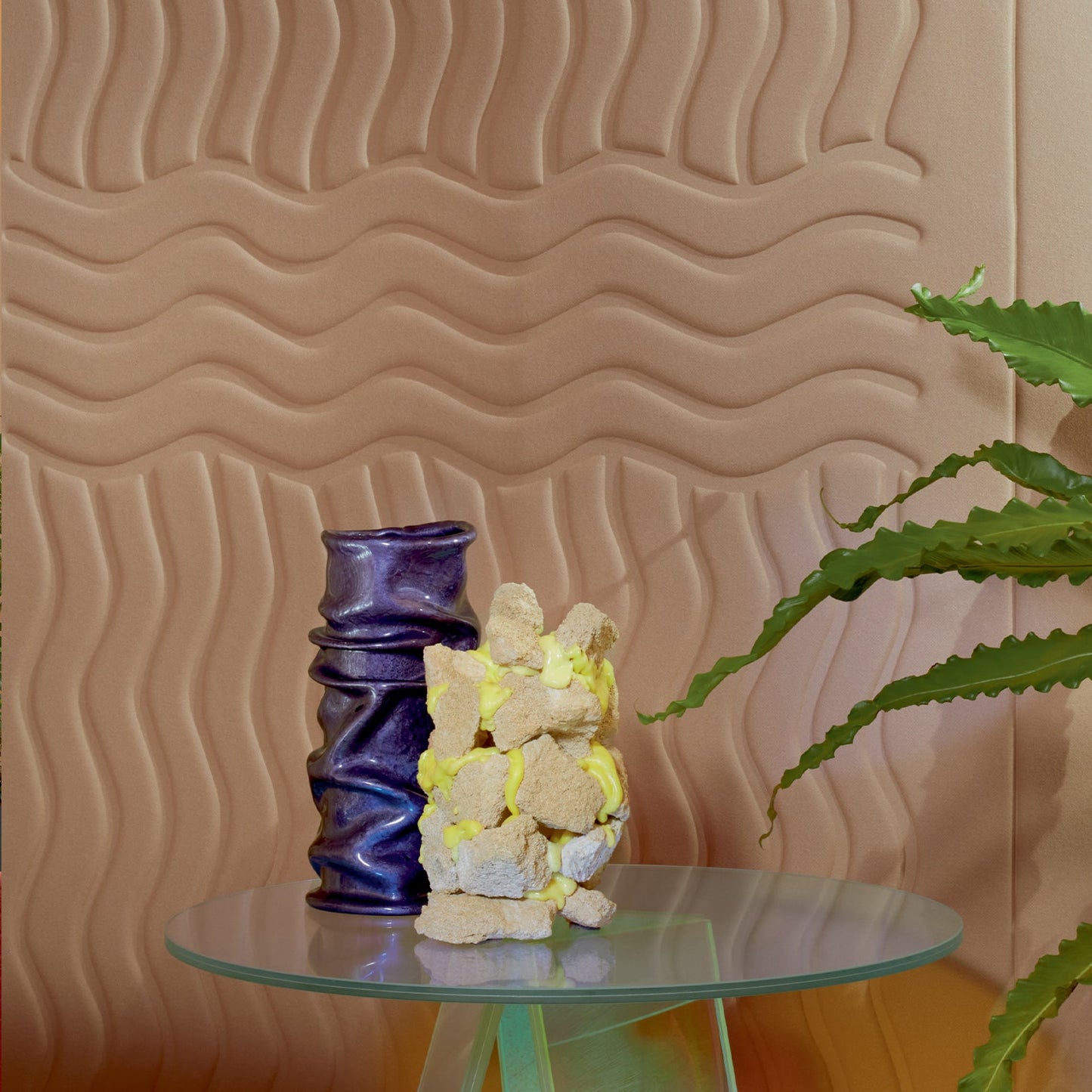 Elitis | Wave flanelle - room scene