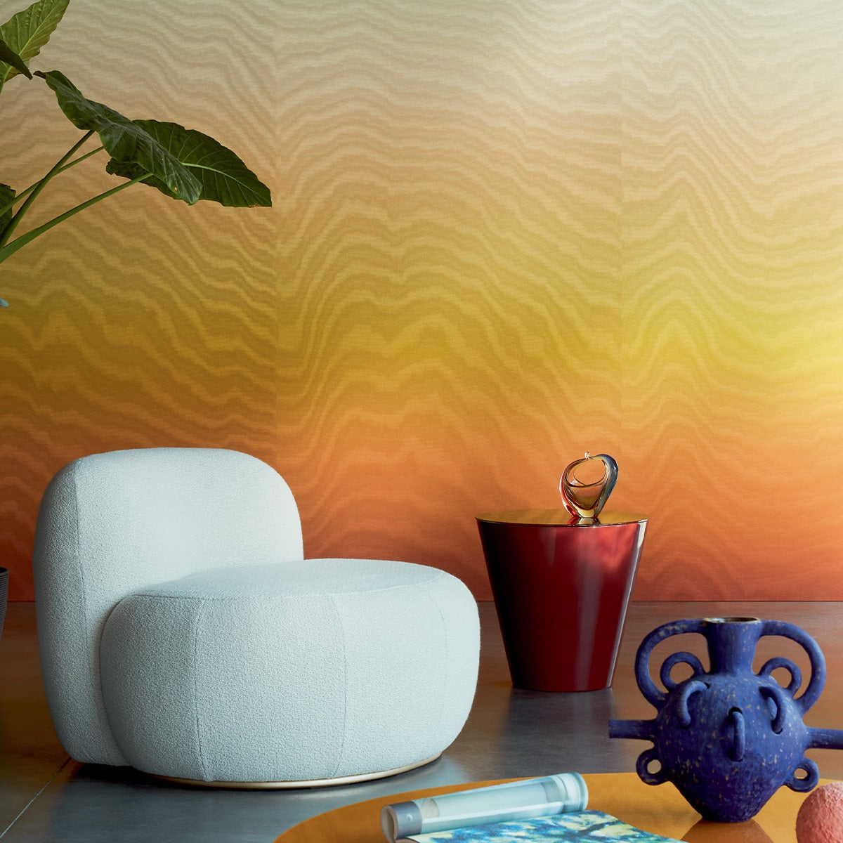 Elitis | Moire Plus pur que le Soleil - room scene