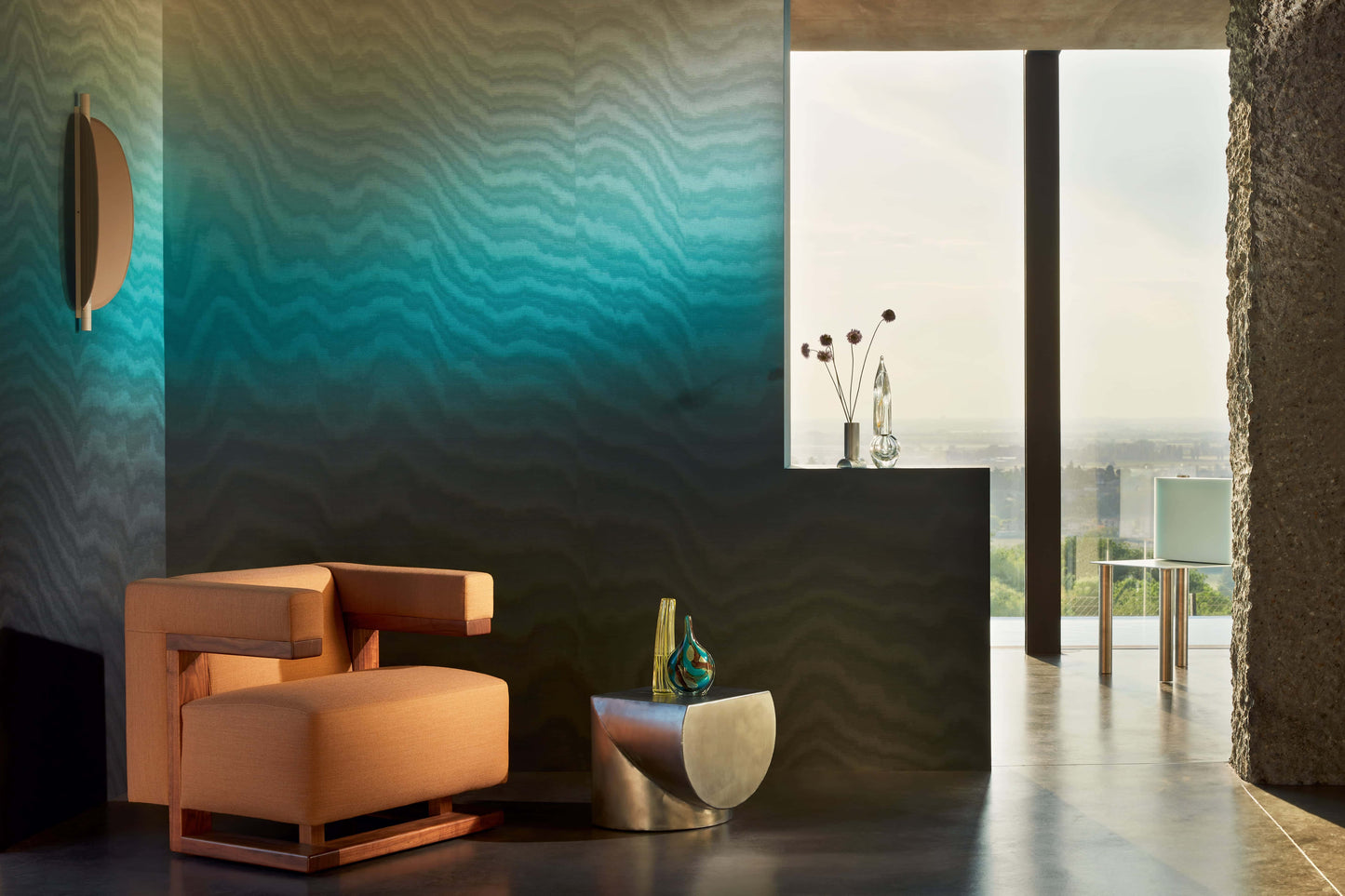 Elitis | Moire Voyage sur un Nuage - room scene