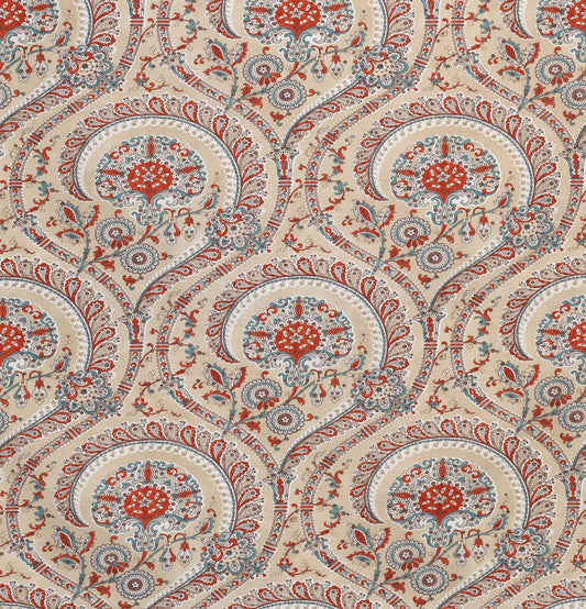 Nina Campbell | Les Indiennes fabric - NCF4330-01
