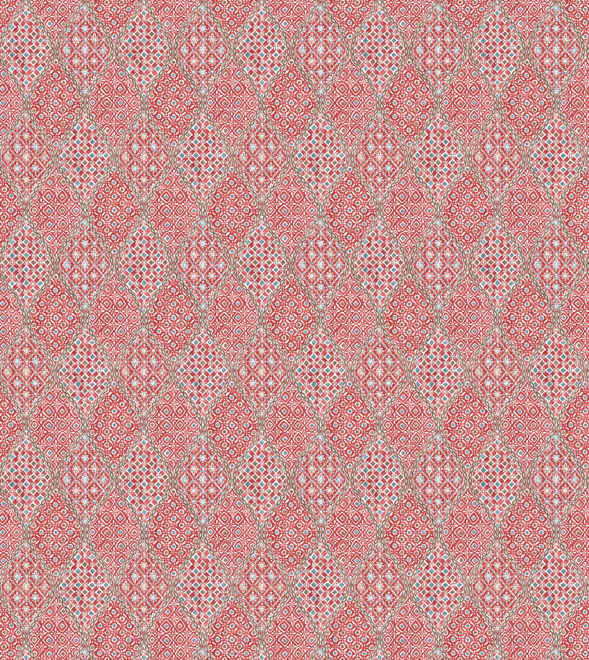 Nina Campbell | Coudreau fabric - NCF4461-02