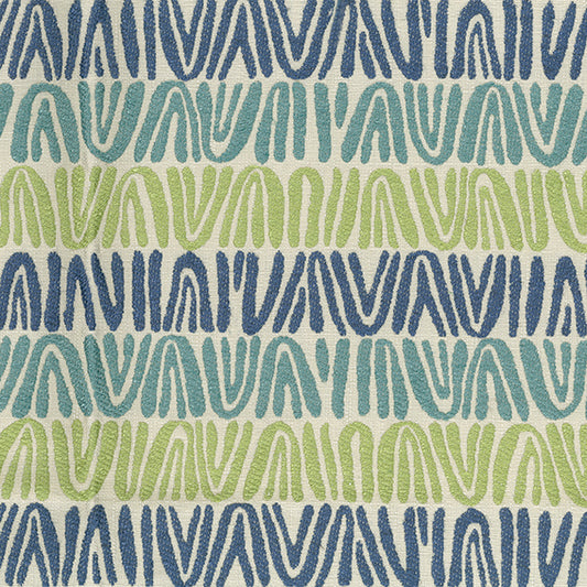 Nina Campbell | Appledore fabric - Blue / Green / Turquoise