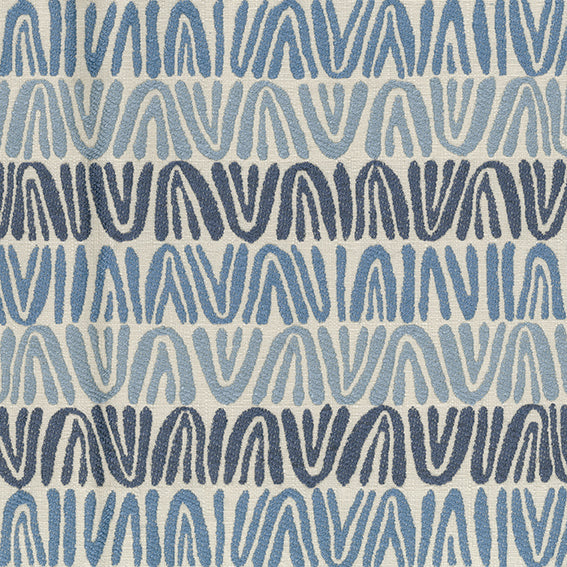 Nina Campbell | Appledore fabric - Indigo / Blue