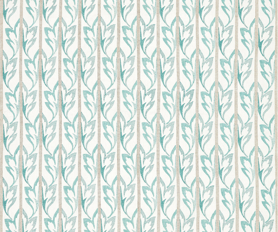 Nina Campbell | Dora fabric - Aqua