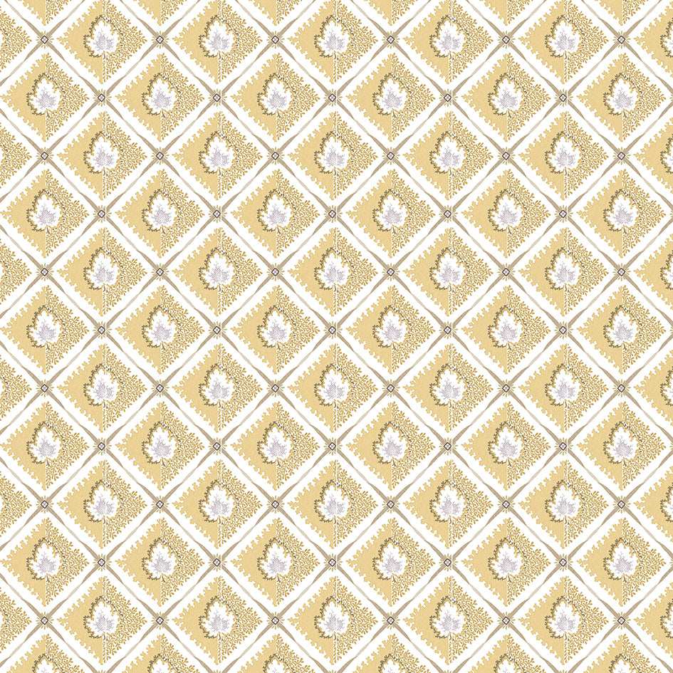 Nina Campbell | Elsie fabric - Yellow