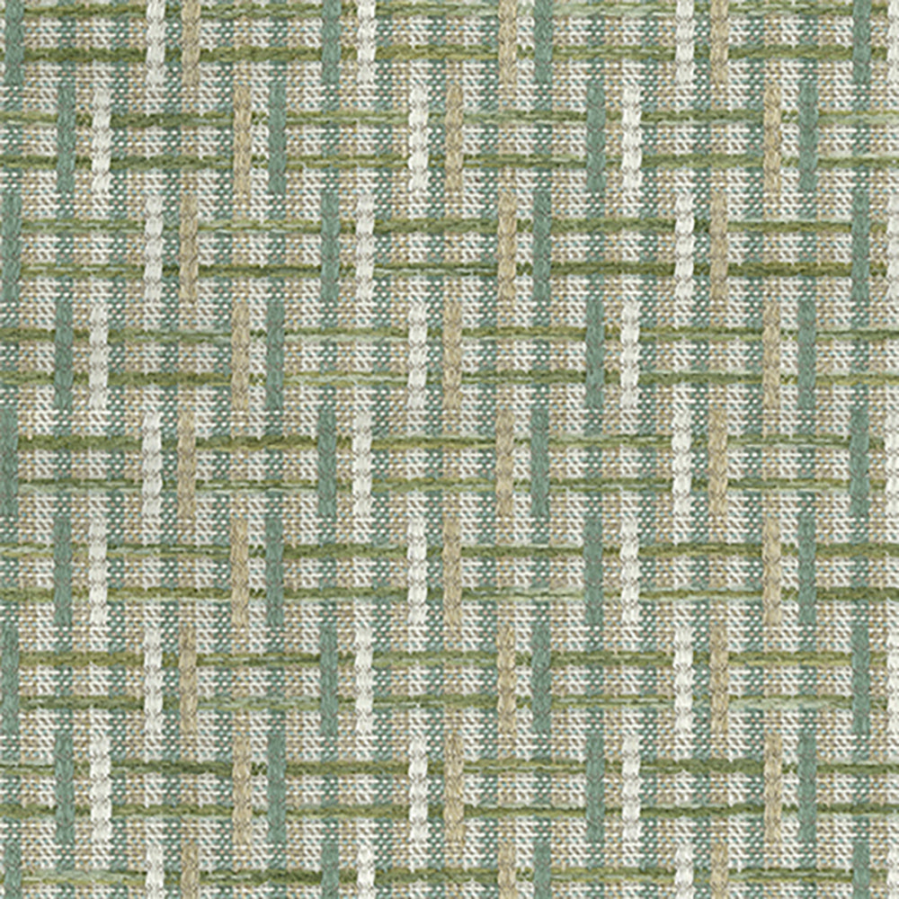 Nina Campbell | Altana fabric - Aqua / Sage