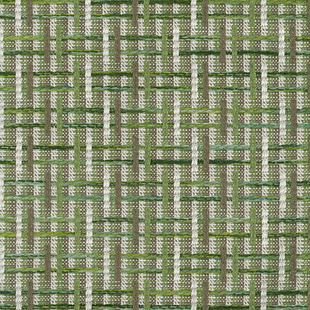 Nina Campbell | Altana fabric - Green / Taupe