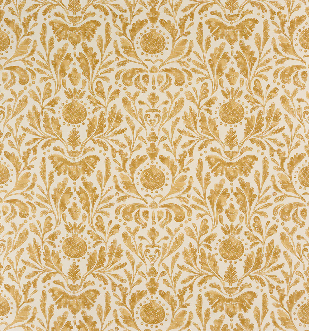 Nina Campbell | Castellane fabric - Ochre