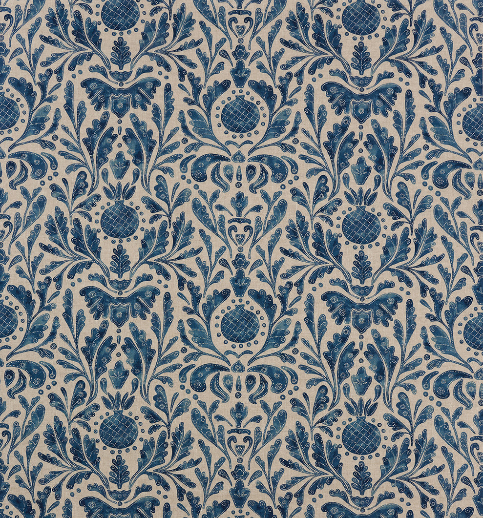 Nina Campbell | Castellane fabric - Indigo