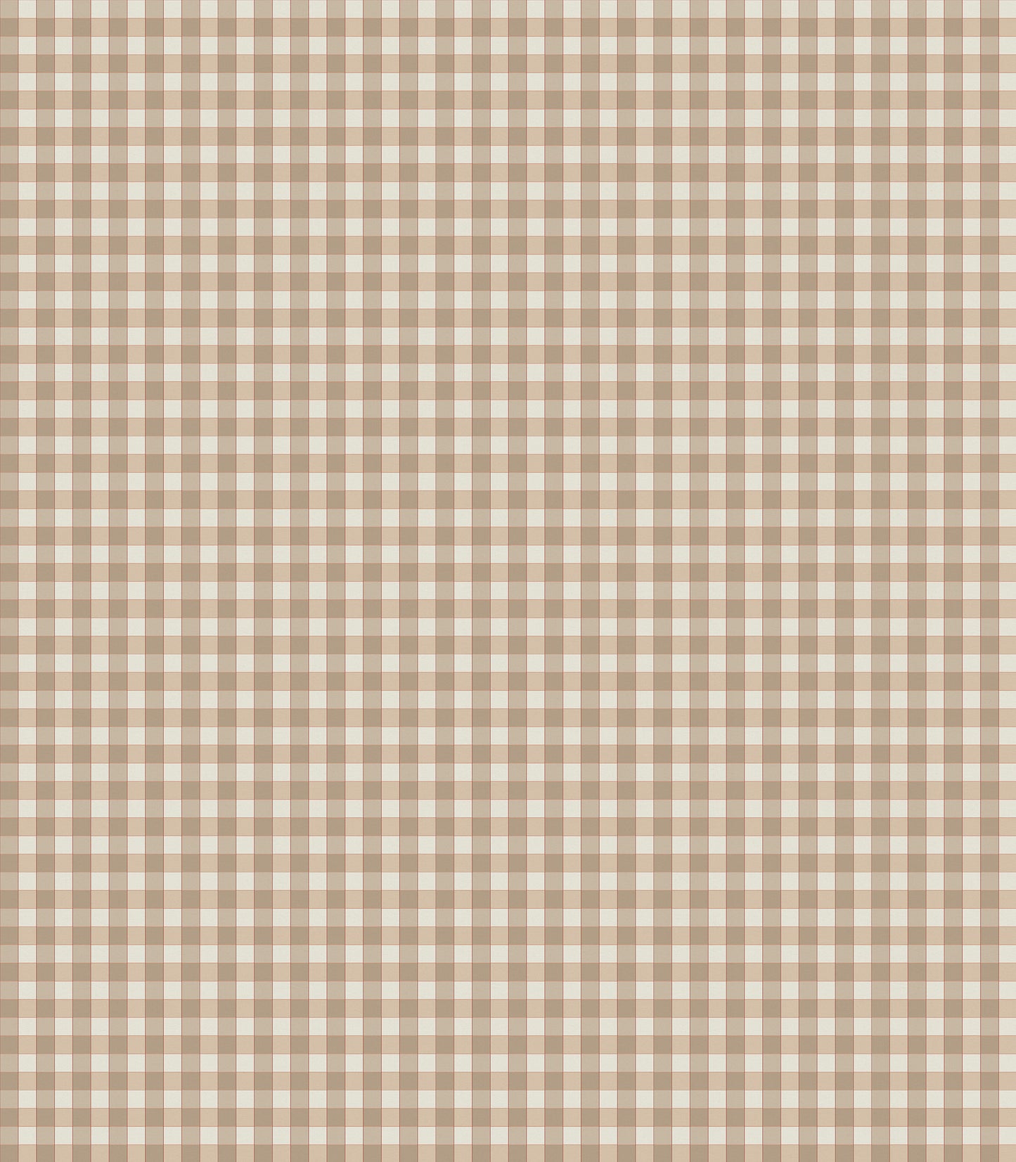 Nina Campbell | Honfleur Check fabric - Nutmeg
