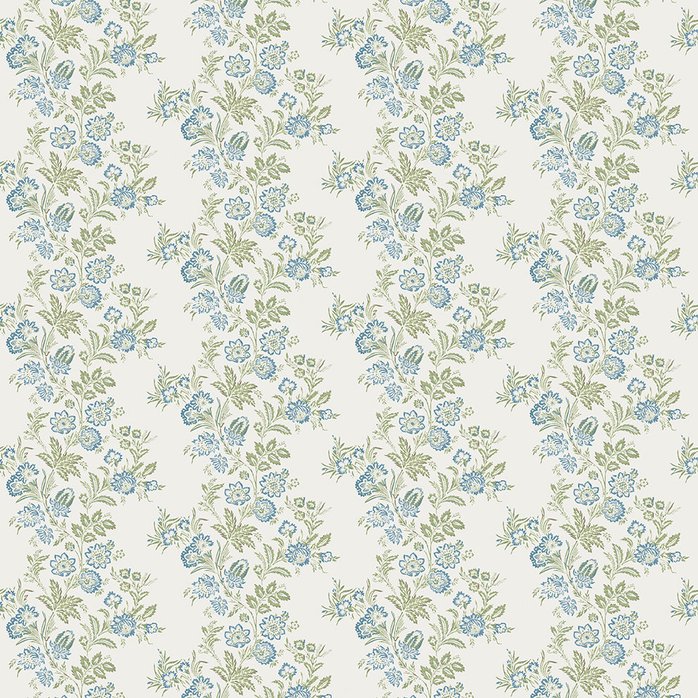 Nina Campbell | Bibury fabric - Blue / Green