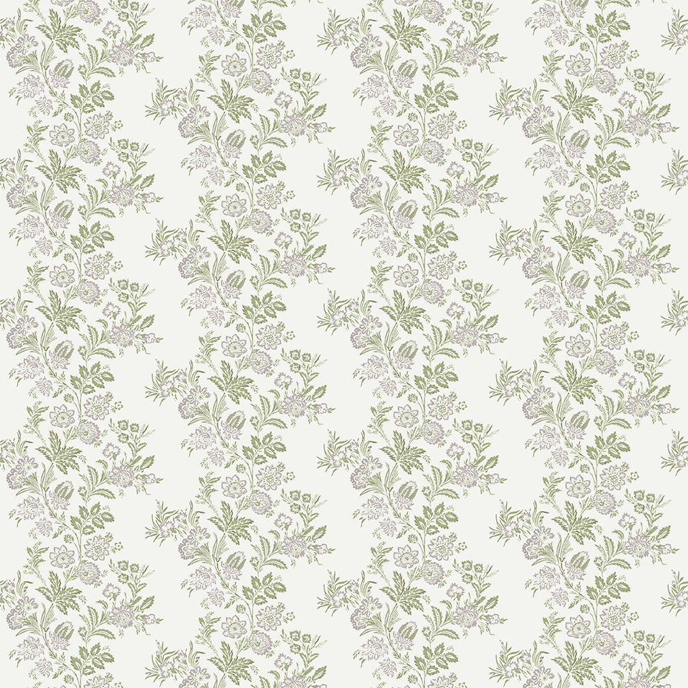 Nina Campbell | Bibury fabric - Lilac / Sage