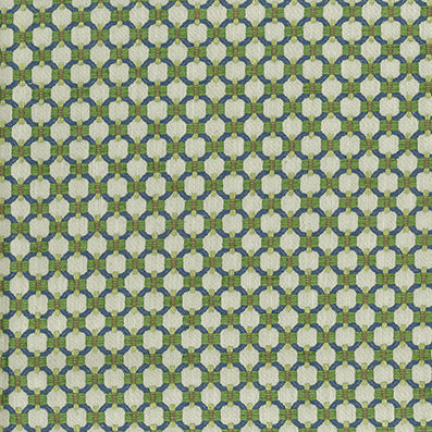 Nina Campbell | Loveden fabric - Green / Cobalt