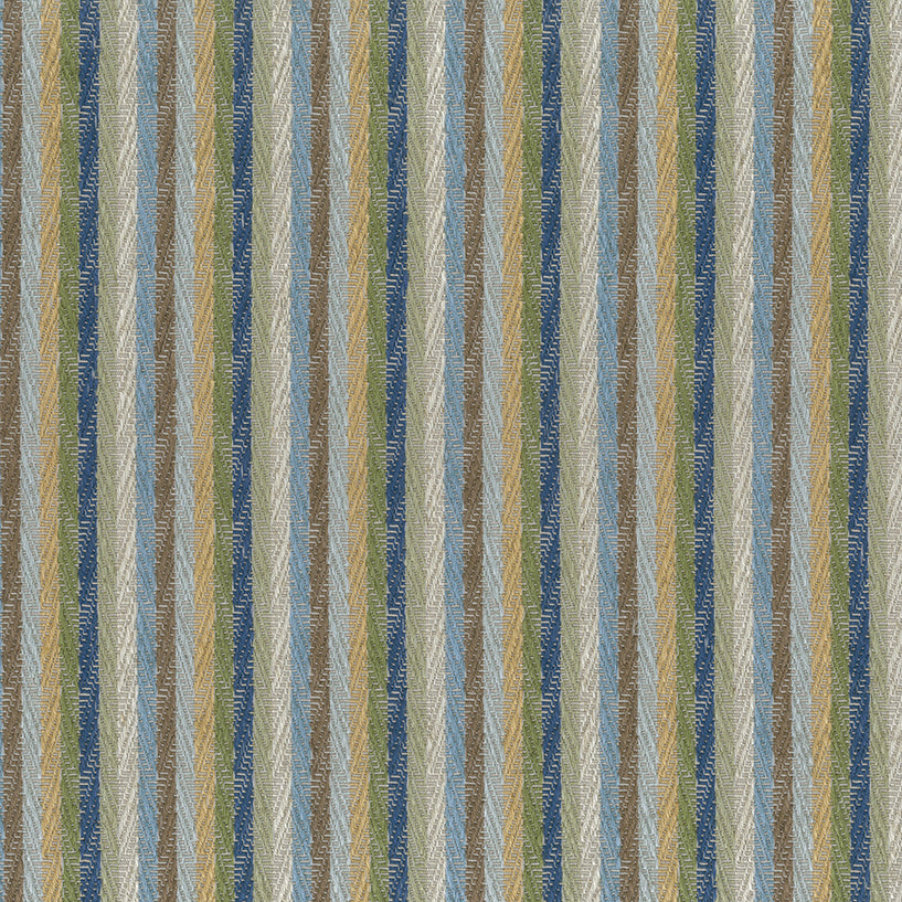 Nina Campbell | Popham fabric - Blue / Indigo / Sage