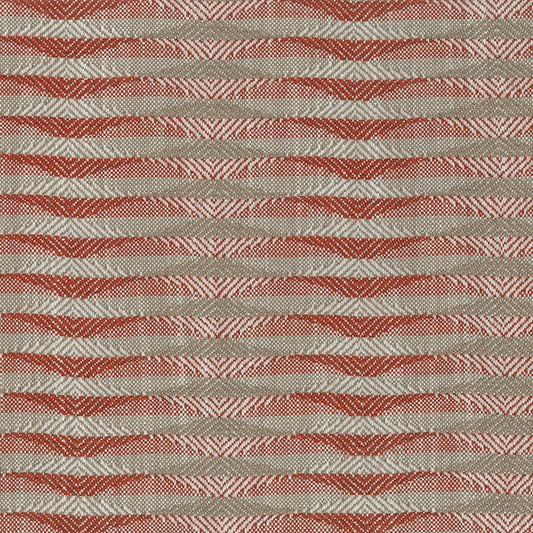 Nina Campbell | Kingham fabric - Russet / Taupe