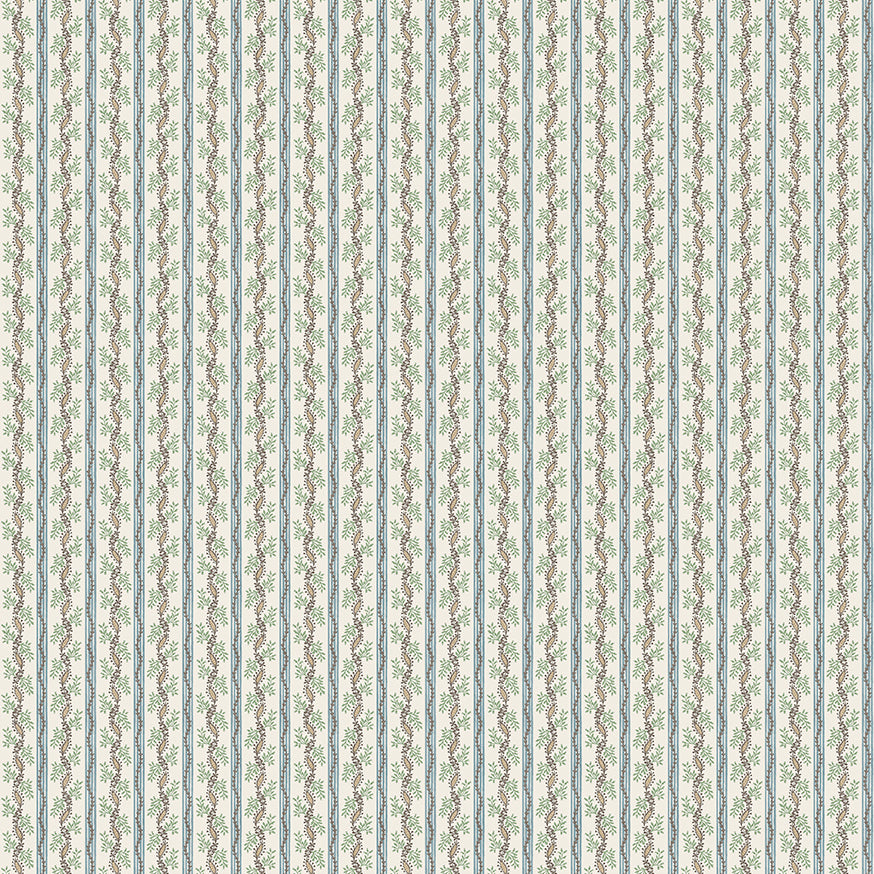 Nina Campbell | Odile fabric - Blue / Green