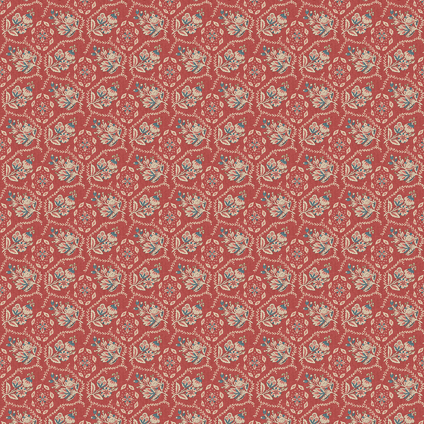 Nina Campbell | Pagelle fabric - Red
