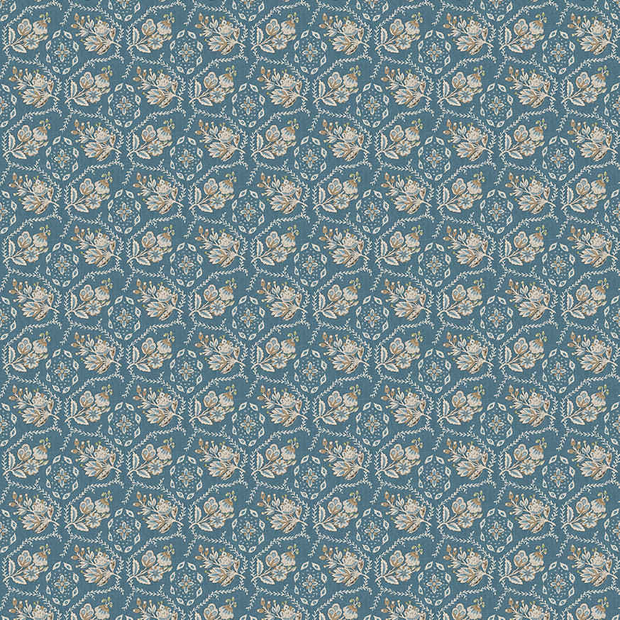 Nina Campbell | Pagelle fabric - Denim