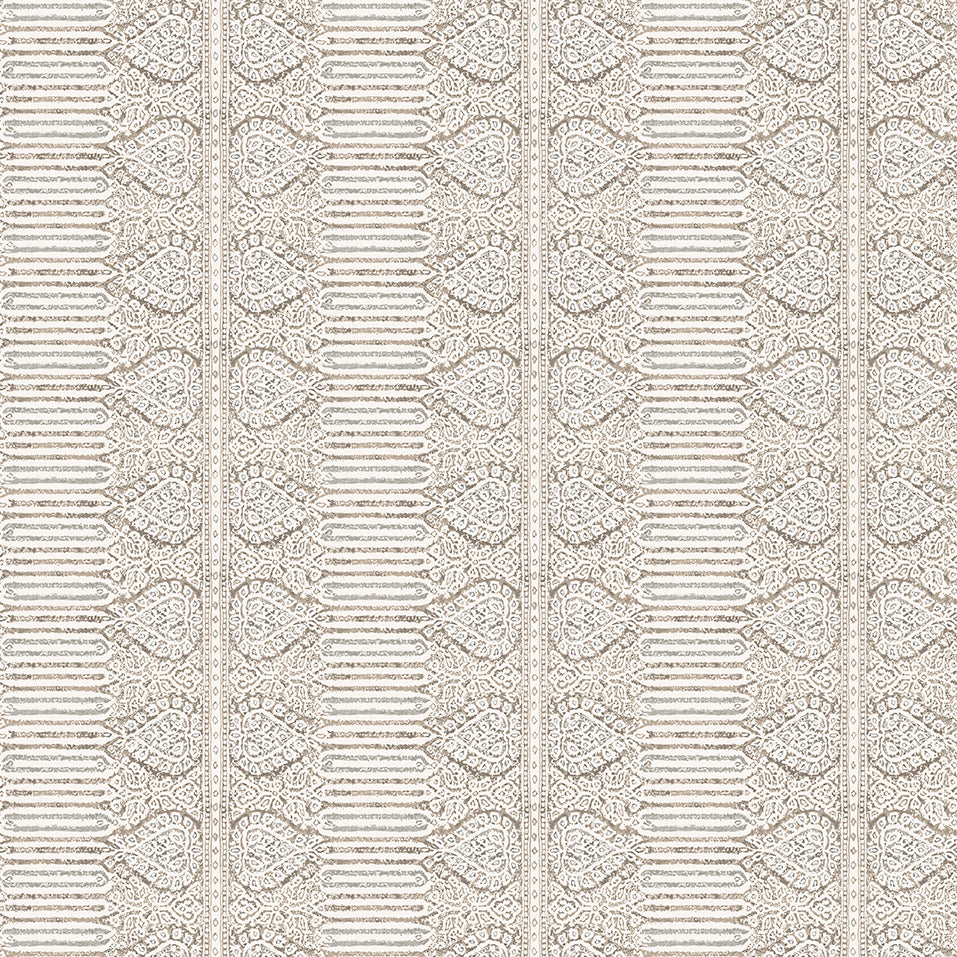 Nina Campbell | Nicolet fabric - Beige / Duck Egg
