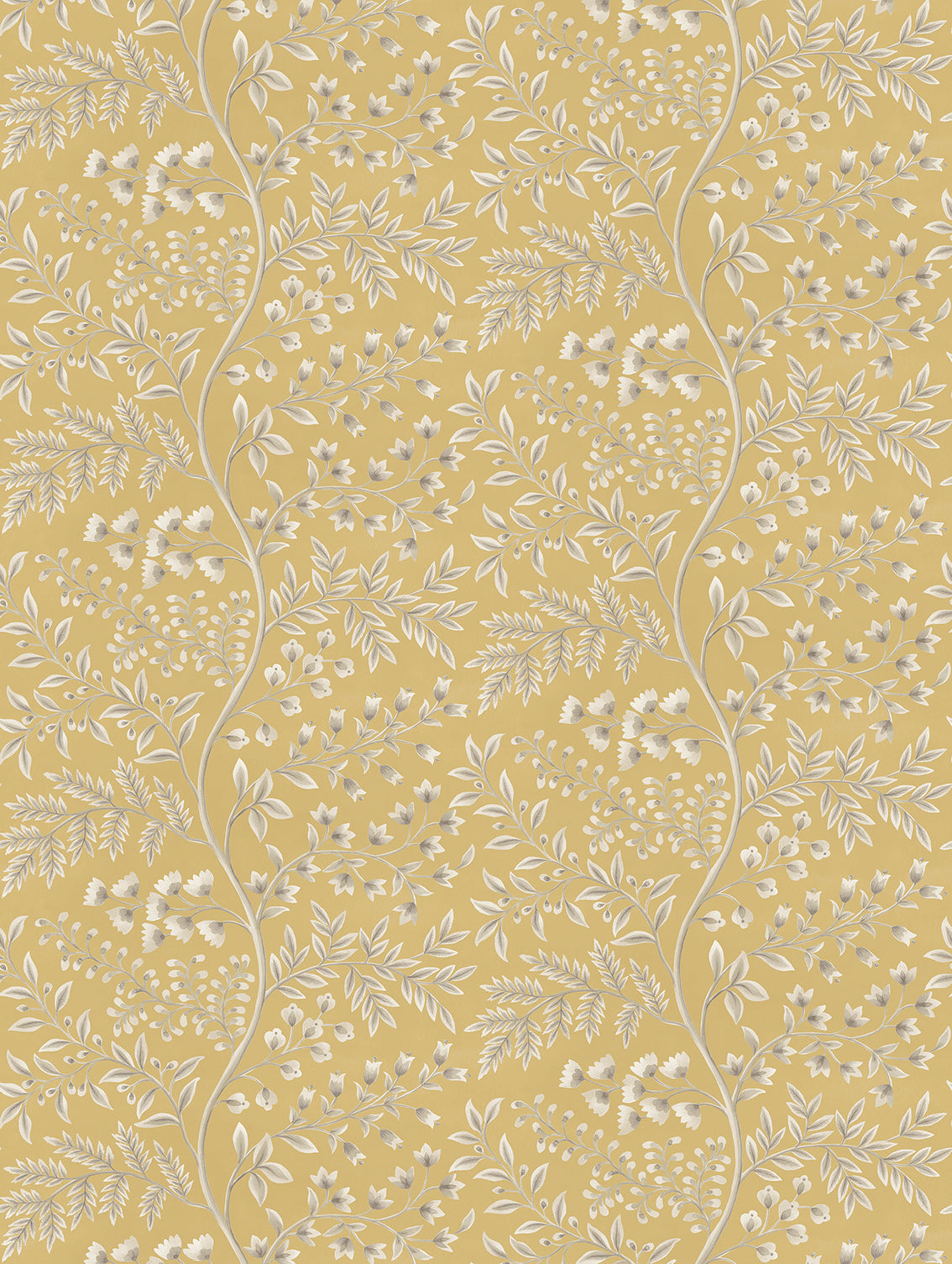 Nina Campbell | Lamballe Wallpaper wallcovering - Yellow
